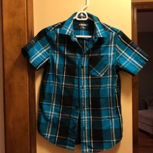 🍍Tony hawk boy’s short sleeve button down shirt